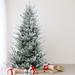 Northlight Seasonal Flocked Little River Fir Artificial Christmas Tree - Unlit, Metal | 61 W x 61 D in | Wayfair NORTHLIGHT LT91588