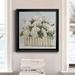 Charlton Home® Sweet Hydrangeas-Premium Framed Canvas - Ready To Hang Canvas, Solid Wood in Green/Indigo/Pink | 34.5 H x 34.5 W x 1.5 D in | Wayfair