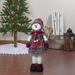 Northlight Seasonal 24" Red & Green Jolly Plush Girl Snowman Christmas Figure, Faux Fur | 24 H x 6.25 W x 10.25 D in | Wayfair NORTHLIGHT YH887580