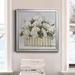 Charlton Home® Sweet Hydrangeas-Premium Framed Canvas - Ready To Hang Canvas, Solid Wood in Green/Indigo/Pink | 17.5 H x 17.5 W x 1.5 D in | Wayfair