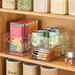 mDesign Plastic Kitchen Food Storage Bin w/ Handles, 6" Wide, 8 Pack - Clear Plastic | 3 H x 6 W x 10 D in | Wayfair 02906MDK