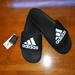 Adidas Shoes | Adidas Adilette Mens Slides | Color: Black/White | Size: 8