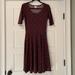 Lularoe Dresses | Lularoe Nicole Dress Size Medium | Color: Blue/Red | Size: M