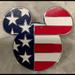 Disney Jewelry | Disney Patriotic Stars & Stripes Red White Blue Mickey Mouse Collectible Pin | Color: Red/White | Size: Os