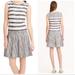 J. Crew Dresses | J. Crew Nwt Tweed Striped Drop Waist Dress Size 12 | Color: Blue/White | Size: 12