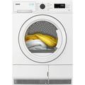 Zanussi Freestanding Heat Pump Tumble Dryer / 8Kg Load Capacity/Heat Pump/Auto Load Adgust/Easy Iron/Reversible Door/Delay Start/Eco Programme/Sensor Drying / 59.6 Wide - White