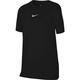 Nike Girls G NSW Tee ESSNTL BF T-Shirt, Black/White, S