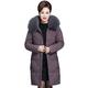 Oversized Coat Rikay New Ladies Parka Jacket Women Faux Fur Collar Hooded Jacket Casual Trench Parka Coat Size 16-30 UK Hot Pink