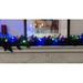 The Holiday Aisle® 9' Cone & Berry Pre-Lit Garland w/ 50 Warm White/Multi Colored Lights in Green | 108 H x 108 W x 12 D in | Wayfair