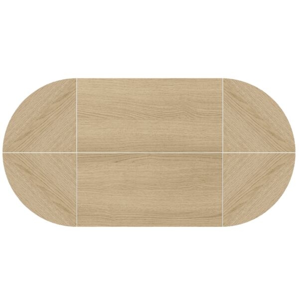 HAMMERBACHER Konferenztisch »London« oval 320 x 160 x 72 - 74 cm braun, 74 cm