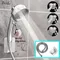 Zloog – pommeau de douche à main haute pression, 3 Modes réglables, noir argent, salle de bain