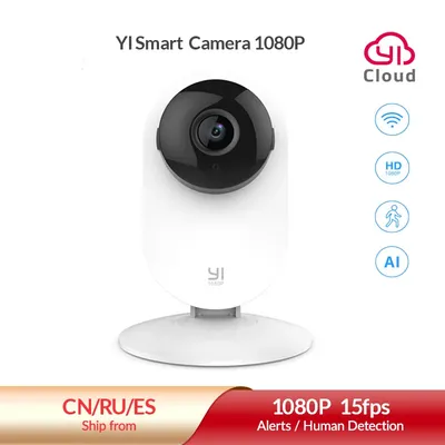 YI-Caméra de surveillance intelligente IP WiFi HD 1080p dispositif de sécurité domestique avec