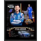 Kyle Larson 12" x 15" 2021 NASCAR Cup Champion Sublimated Plaque