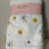 Kate Spade Bath | Kate Spade Holiday Hand Towels, Nwt | Color: Silver/White | Size: 18 X 28