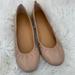 J. Crew Shoes | J.Crew Anya Tan Leather Ballet Flats Sz 8 | Color: Tan | Size: 8