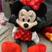 Disney Toys | Holiday Large Plush Mini Mouse | Color: Black/Red | Size: Osbb