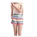 J. Crew Shorts | J. Crew 6 Women Jacquard Striped Shorts Work Summer Casual Vacation 31” Waist | Color: Cream/Yellow | Size: 6