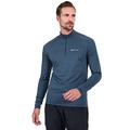 Montane Men's Dart Thermo Zip Neck T-Shirt - Astro Blue