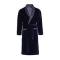 Revise RE-101 Classic Men’s Dressing Gown – Velvet – Navy Blue – 4XL