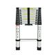 10.5Ft 3.2M Extendable Alminium Ladders Telescopic Loft Ladder Folding Extending Portable 11 Steps Loft Extension Ladder, Great for Cleaning Gutters, Decorating, Painting Walls