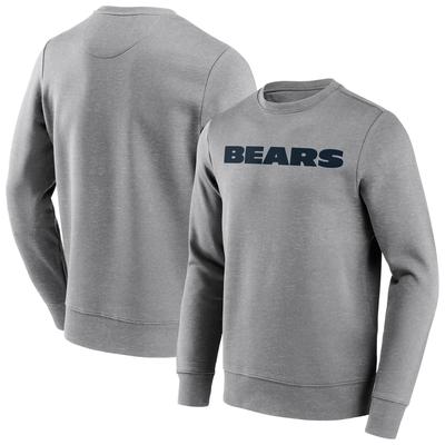 Chicago Bears Rundhals-Sweatshirt mit neutraler Farbe und Wortmarke - Herren - Groß & Groß Image