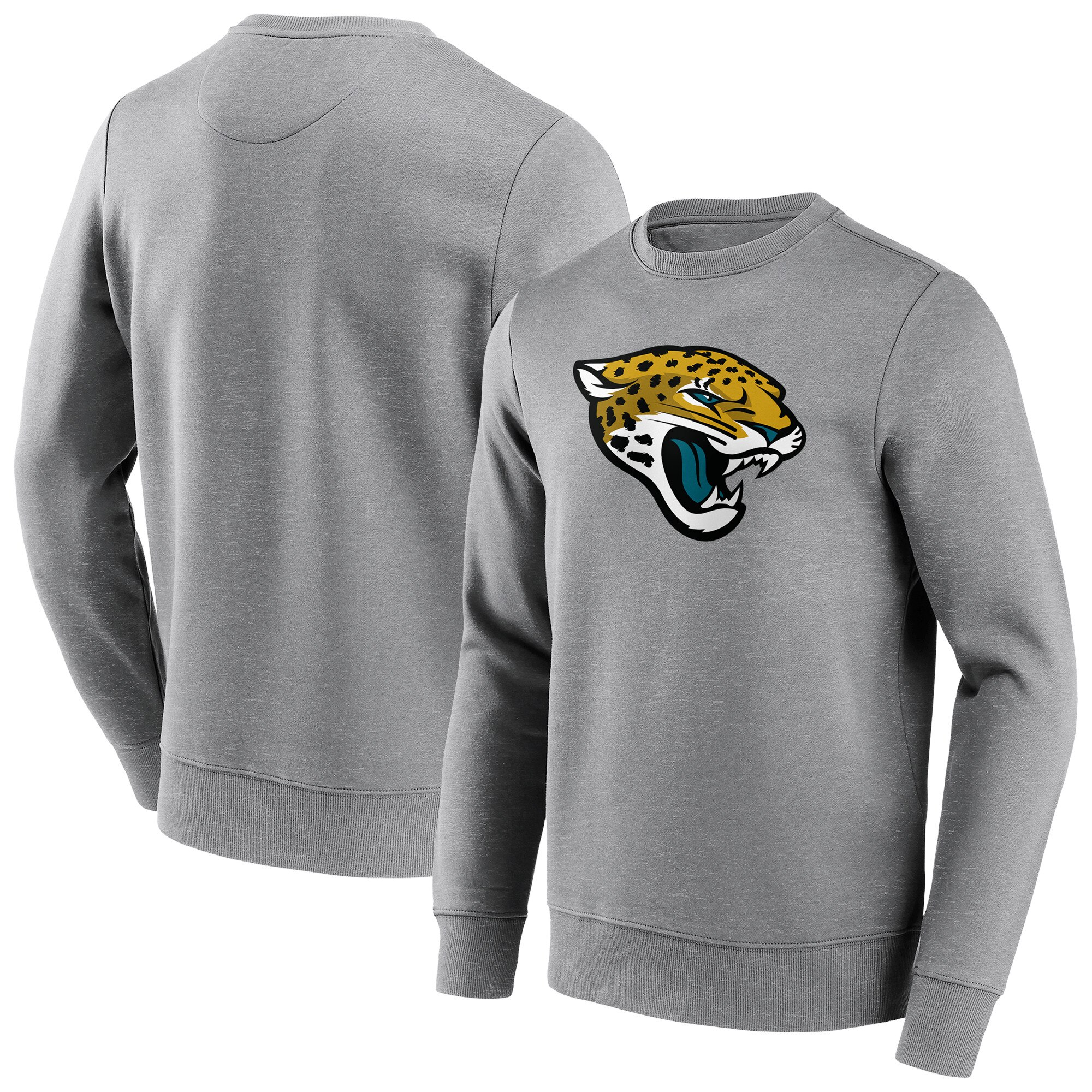 Jacksonville Jaguars Neutral Color Logo Crew Sweatshirt - Herren - Groß & Groß - Image