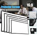 Écran de projecteur Portable de 60/72/84/100/120/150 pouces 16:9 HD cinéma à domicile cinéma en