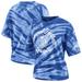 Women's WEAR by Erin Andrews Blue NFL Tie-Dye T-Shirt