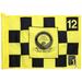 PGA TOUR Event-Used #12 Checkered Pin Flag from The NFL Golf Classic on May 27th to June 2nd 2002