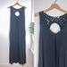 Anthropologie Dresses | Holding Horses Navy Woven Open Back Maxi Dress | Color: Blue | Size: L