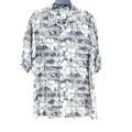 Columbia Shirts | Columbia Hawaiian Shirt Mens Size Xl Cream Floral Short Sleeve Collared Casual | Color: Cream | Size: Xl