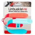 UnbuckleMe Car Seat Buckle Release Tool - As Seen on Shark Tank - Makes it Easy to Unbuckle a Child's Car Seat - Easy Tool for Parents, Grandparents & Older Children (2 Pack, Blue & Red)