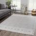 Tigris TGS-2324 6'7" x 9' Transitional,Farmhouse Ivory/Gray Area Rug - Hauteloom