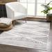 Tigris TGS-2327 7'10" x 10' Transitional,Farmhouse Ivory/Gray/Light Gray/Antrasit/Gray Area Rug - Hauteloom