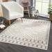 MARASH KMRSH-4614 2'7" x 7'3" Contemporary,Farmhouse,Bohemian Updated Traditional Gray/Ivory Runner - Hauteloom