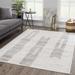 Tigris TGS-2316 7'10" x 10' Modern,Farmhouse Ivory/Gray Area Rug - Hauteloom