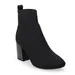 LC Lauren Conrad Lithops Women's Knit Ankle Boots, Size: 9, Black