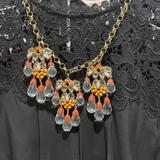 Anthropologie Jewelry | Anthropologie Statement Necklace | Color: Blue/Yellow | Size: Os