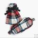 J. Crew Accessories | J.Crew Eyemask In Festive Plaid! Nwt! Cute Gift! | Color: Gray | Size: Os