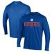 Men's Under Armour Blue Houston Baptist Huskies Performance Long Sleeve T-Shirt