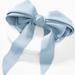Anthropologie Accessories | Anthropologie Julia Bow Barrette In Slate - Nwt | Color: Blue | Size: 10" X 6"