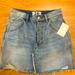 Free People Skirts | Brand New Free People Denim Skirt Sz 26 | Color: Blue | Size: 26