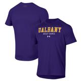 Men's Under Armour Purple SUNY Albany Great Danes Tech T-Shirt