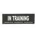 In Training Patch for Dogs, Small, Black
