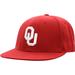 Men's Top of the World Crimson Oklahoma Sooners Team Color Fitted Hat