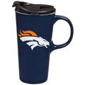 Denver Broncos 17oz. Travel Latte Mug with Gift Box