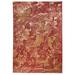 "Liora Manne Marina Lava Indoor/Outdoor Rug Red 6'6"" x 9'3"" - Trans Ocean MNA69811424"