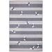 "Liora Manne Malibu Sweet Bees Indoor/Outdoor Rug Navy 3'3"" x 4'11"" - Trans Ocean MAU45821533"