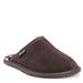 MUK LUKS Dave Printed Berber Suede Scuff - Mens 12 Brown Slipper Medium