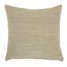 Mina Victory Life Styles Taupe Throw Pillow , ( 18"X18" )